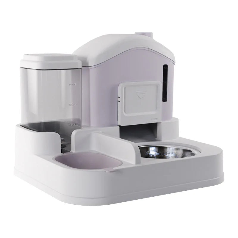Pet Water Dispenser with Large Capacity, Dry and Wet Separation, Automatic Feeder,Pet Food and Water Dispenser for Cats and Dogs